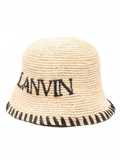 Lanvin raffia bucket hat