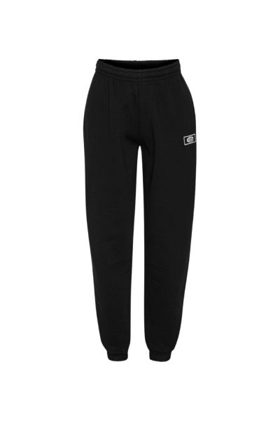 sweatpants with logo black