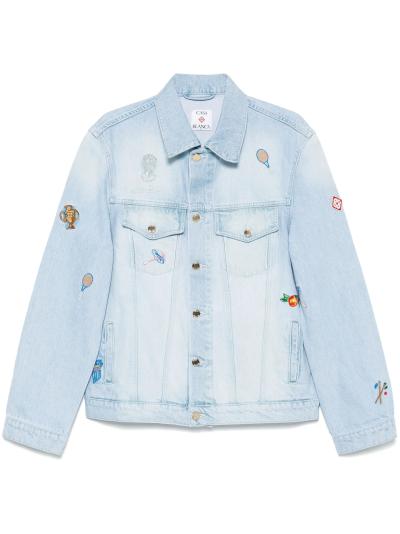 embroidered denim jacket