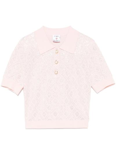 crystal-monogram polo top