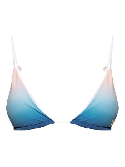 gradient-print bikini top