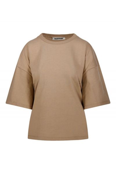 gathered-detail T-shirt