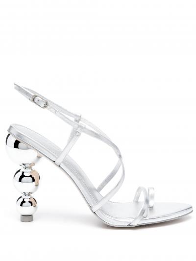Robyn 105mm laminated-leather sandals