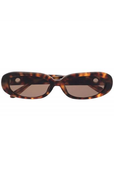 tortoiseshell-effect tinted sunglasses