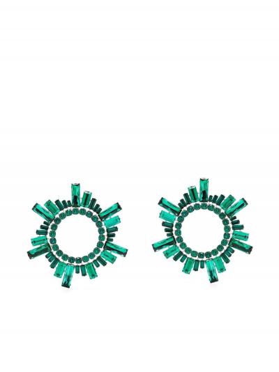 Begum crystal-embellished earrings