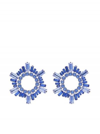 Begum Mini circular drop earrings