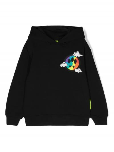rainbow logo-print hoodie