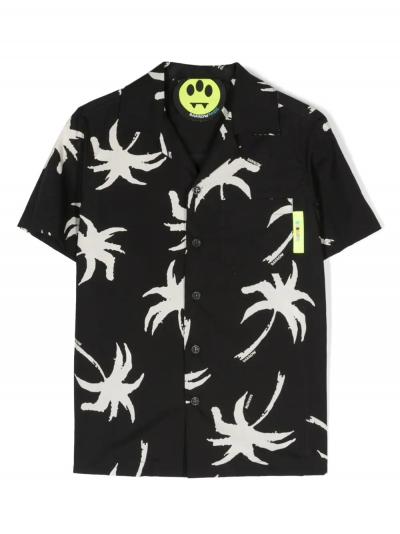 palm tree-print shirt