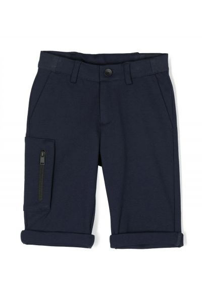 logo-print cargo shorts