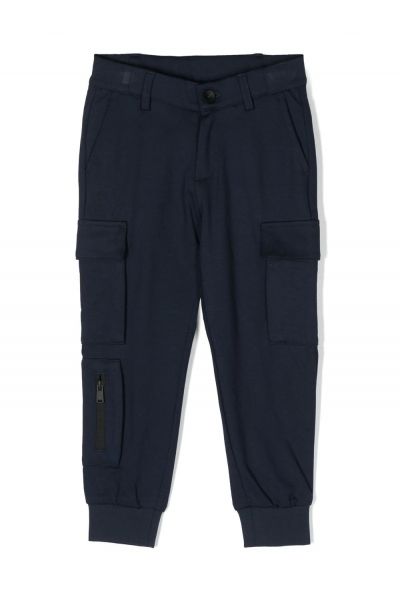 side cargo-pocket detail trousers