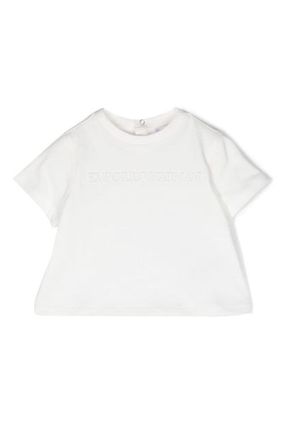 logo embroidered cotton T-shirt