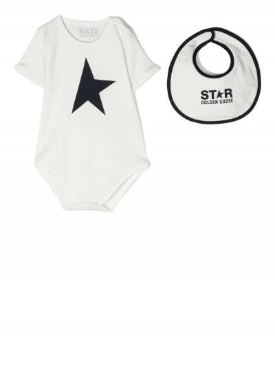star print babygrow