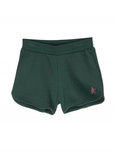 logo-print elastic-waist shorts