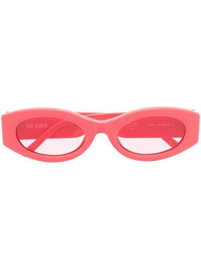 Berta rectangle-frame sunglasses