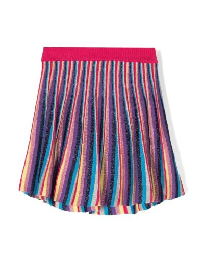 striped knit skirt