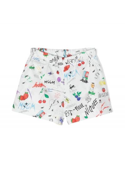 hand-painted design shorts