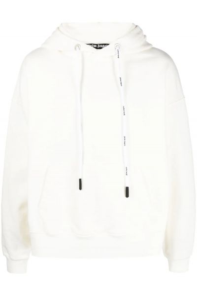 logo-detail cotton hoodie