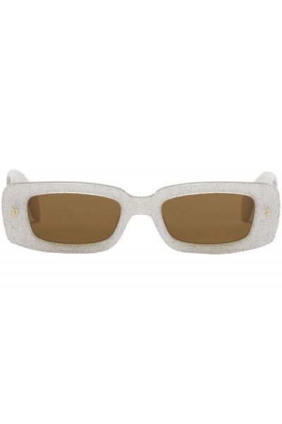 lala sunglasses glitter brown pzLala glitter rectangle sunglasses
