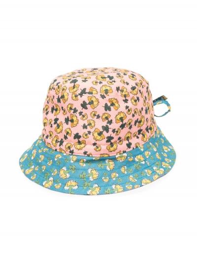 floral-print bucket hat