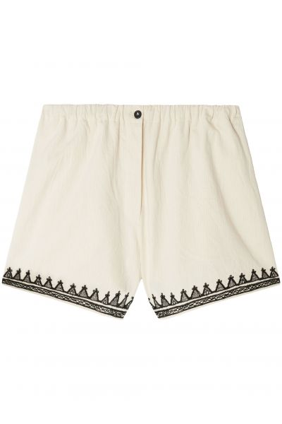 Akasha cotton-blend shorts