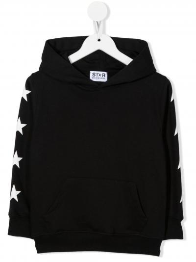 star-print hoodie