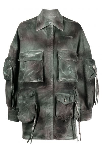 Fern distressed denim jacket