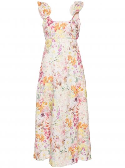 Harmony floral-print maxi dress