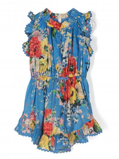Alight floral-print cotton dress