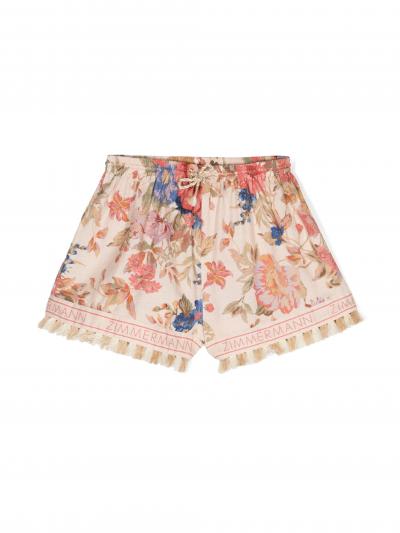 August floral-print shorts