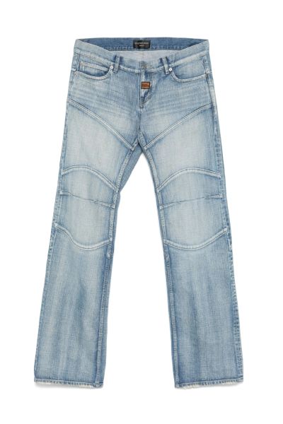 seam-detail jeans