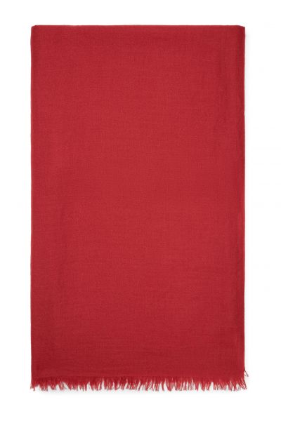 frayed-edge scarf