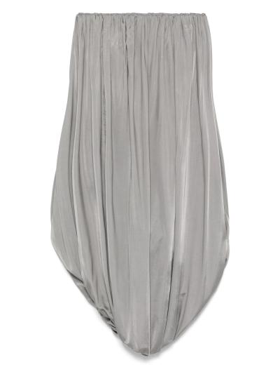 draped mini dress