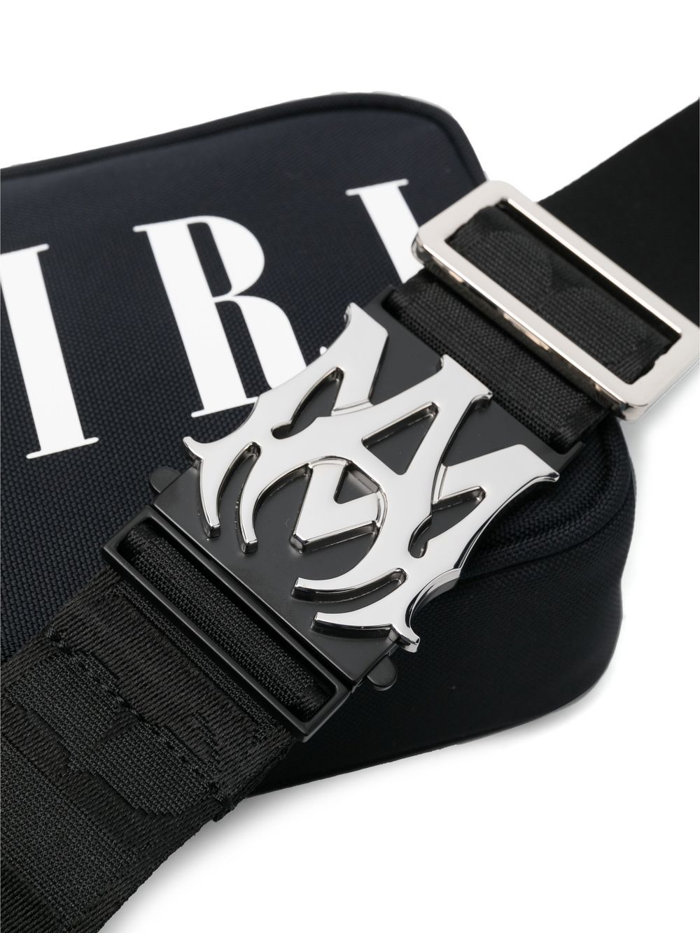 logo-print crossbody messenger bag black amiri
