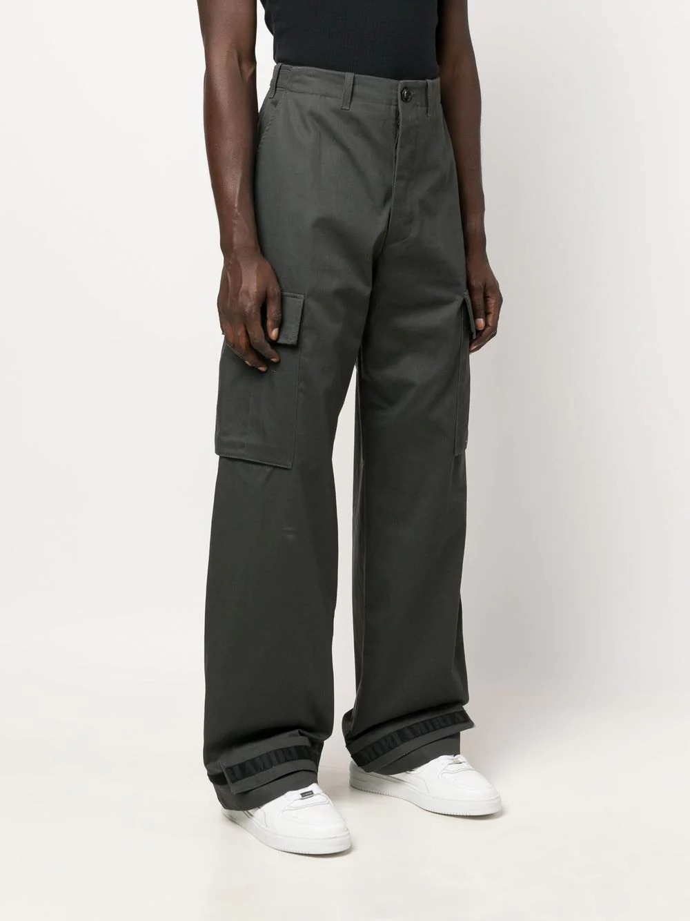 logo-print cargo trousers