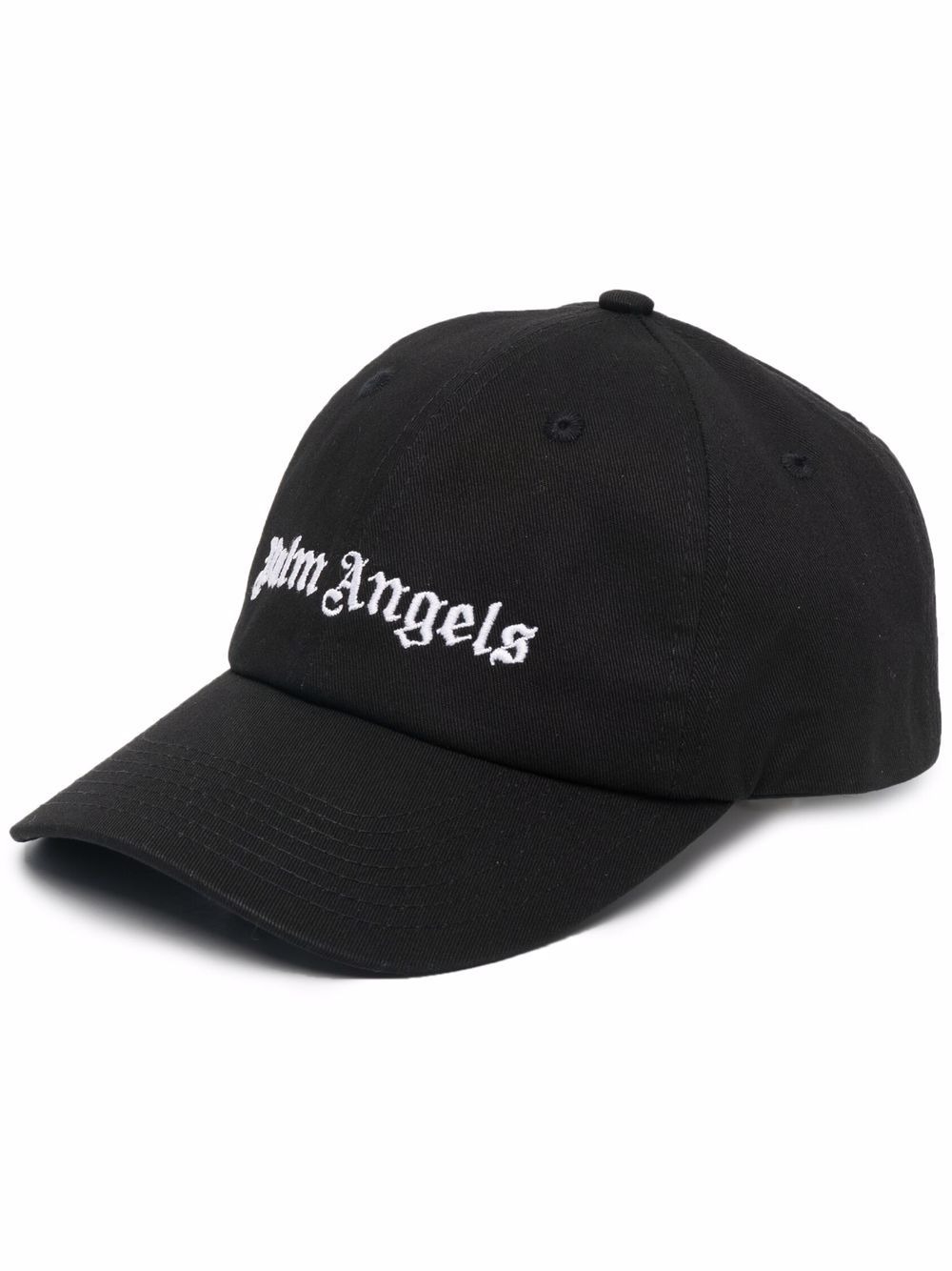 logo-embroidered cotton cap