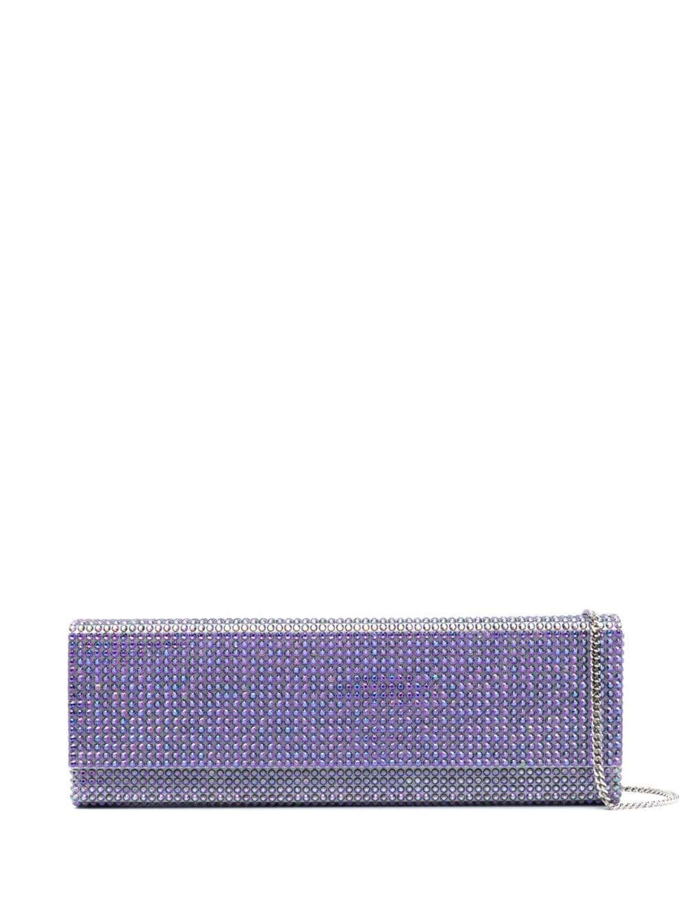 Paloma crystal-embellished clutch